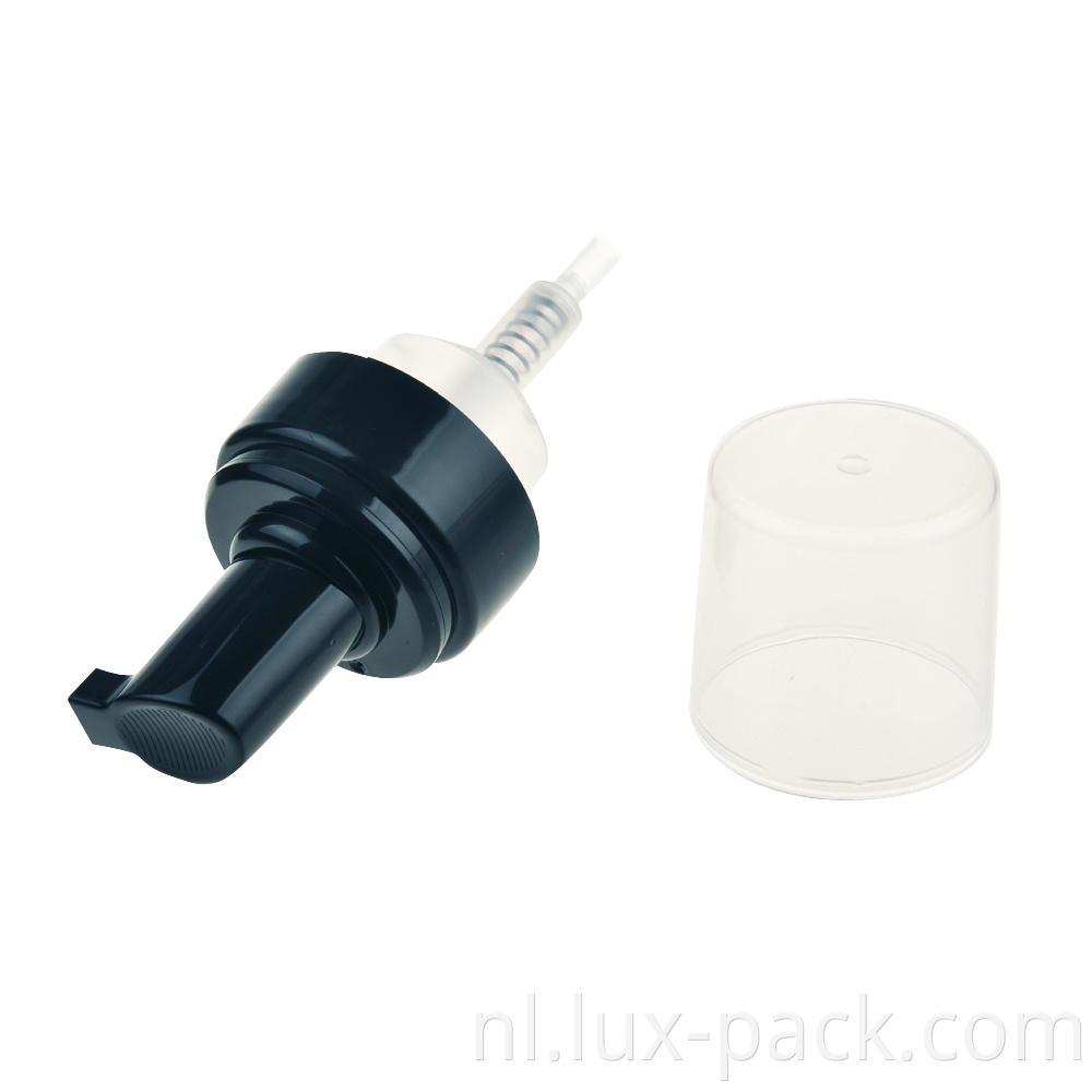 Glazen fles schuimende zeep sproeierwaterpomp 42 mm schuimpomp